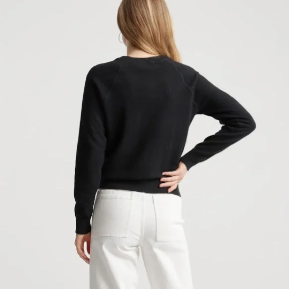 Quince Mongolian Cashmere Sweatshirt Sweater NWT - Picture 3 of 7